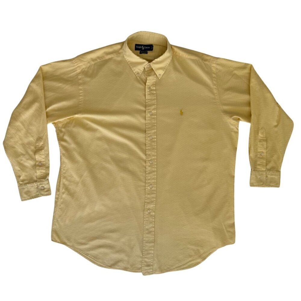 Polo Ralph Lauren Classic Fit Oxford Yellow Button Down
